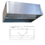 Campana Extractora Recta Central 1800X2500X700 CMRCS1825 Donbar