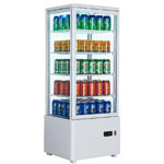Armario Expositor Refrigerado Sobremesa 4 Caras De Cristal Xc98l Clima Hostelería