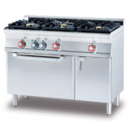 Cocina De 3 Fuegos Con Horno Mixta Cf3-612gemv Lotus