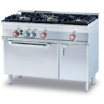 Cocina De 3 Fuegos Con Horno A Gas Cf3-612gv Lotus