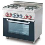 Cocina De 4 Fuegos Con Horno Eléctrica Cf4-68et Lotus