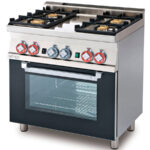 Cocina De 4 Fuegos Con Horno A Gas Cf4-68g Lotus