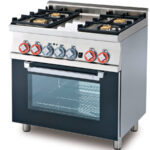 Cocina De 4 Fuegos Con Horno Mixta Cf4-68gem Lotus
