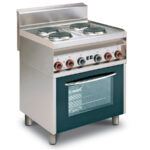 Cocina Modular De 4 Fuegos Con Horno Eléctrica Cf4-8ets Lotus