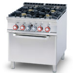 Cocina Modular De 4 Fuegos Con Horno A Gas Cf4-98g Lotus