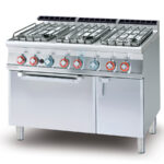 Cocina Modular De 6 Fuegos Con Horno Mixta Cf6-712gpev Lotus