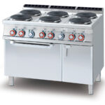 Cocina Modular De 6 Fuegos Con Horno Eléctrica Cfv6-912etv Lotus
