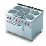 Cocina Modular De 6 Fuegos Con Horno Eléctrica Cf6-912etv Lotus