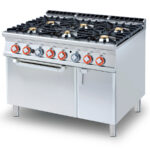 Cocina Modular De 6 Fuegos Con Horno Mixta Cf6-912gev Lotus