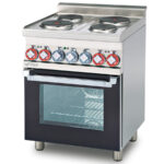 Cocina De 4 Fuegos Con Horno Eléctrica Cfm4-66et Lotus