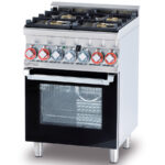 Cocina De 4 Fuegos Con Horno Mixta Cfm4-66gem Lotus