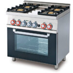 Cocina De 4 Fuegos Con Horno Mixta Cfm4-68gem Lotus