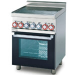 Cocina De 4 Fuegos Con Horno Eléctrica Cfmc4-66et Lotus