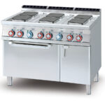 Cocina Modular De 6 Fuegos Con Horno Eléctrica Cfq6-712etv Lotus