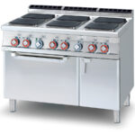 Cocina Modular De 6 Fuegos Con Horno Eléctrica Cfq6-912et Lotus