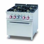 Cocina Modular De 4 Fuegos Con Horno Mixto Cfv4-98ge Lotus