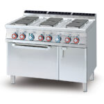 Cocina Modular De 6 Fuegos Con Horno Eléctrica Cfv6-712etv Lotus