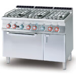 Cocina Modular De 6 Fuegos Con Horno Mixta Cfv6-712gpev Lotus