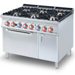 Cocina Modular De 6 Fuegos Con Horno Mixta Cfv6-912gev Lotus