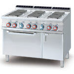 Cocina Modular De 6 Fuegos Con Horno Eléctrica Cfvq6-712etv Lotus
