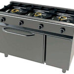 Cocina A Gas Con Horno Junex Serie 550 6301/1 Clima Hostelería