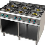 Cocina A Gas Doble Corona Con Llama Piloto Fondo 700 Junex Fo7n600 Clima Hostelería