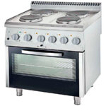 Cocina Eléctrica Con Horno Estático Fondo 700 9716000 Clima Hostelería
