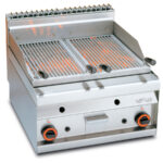 Parrilla Sobremesa De Acero Inoxidable A Gas Cw-6g Lotus