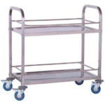 Carro de Bebidas 2 Estantes x 60 Kg Carga Cv-9550/2 Irimar