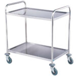 Carro de Servicio Acero Inox 2 Estantes x 60 Kg Cs-8654/2 Irimar
