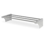 Estante de Pared Tubular Fondo 250 en Acero Inoxidable AISI 304