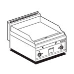 Fry-top Sobremesa Liso Cromado A Gas Ftl-6gs Lotus