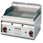 Fry-top Sobremesa 1/2 Liso+1/2 Estriado Cromado A Gas Ftlr-6gs Lotus