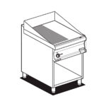 Fry-top Modular 1/2 Liso+1/2 Estriado Eléctrico Ftlr-76et Lotus