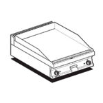 Fry-top Liso Cromado A Gas Ftlt-66gs Lotus
