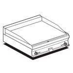 Fry-top Liso Cromado Eléctrico Ftlt-68ets Lotus
