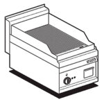 Fry-top Sobremesa Estriado Eléctrico Ftr-4et Lotus