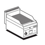 Fry-top Sobremesa Estriado Cromado A Gas Ftr-4gs Lotus