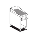 Fry-top Modular Estriado A Gas Ftr-74g Lotus