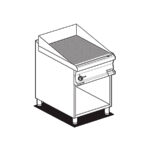 Fry-top Estriado Cromado Eléctrico Ftr-76ets Lotus