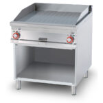 Fry-top Estriado Cromado Modular Eléctrico Ftr-98ets Lotus