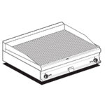 Fry-top Estriado Eléctrico Ftrt-610et Lotus
