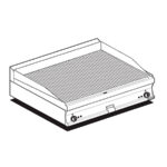 Fry-top Estriado Cromado Eléctrico Ftrt-610ets Lotus