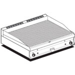 Fry-top Estriado Cromado A Gas Ftrt-610gs Lotus
