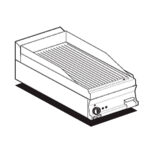 Fry-top Estriado Eléctrico Ftrt-64et Lotus