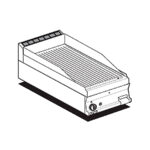 Fry-top Estriado Cromado A Gas Ftrt-64gs Lotus