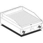 Fry-top Estriado Cromado A Gas Ftrt-66gs Lotus