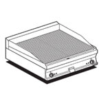 Fry-top Estriado Eléctrico Ftrt-68et Lotus