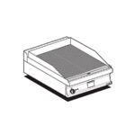 Fry-top Estriado Cromado Sobremesa Eléctrico Ftrt-76ets Lotus