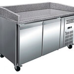 Mesa Refrigerada Euronorm Preparación Pizzas Encimera De Granito Fondo 800 Pz2600tn Clima Hostelería
